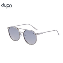 Dyani "The Voyager" aviator-style sunglasses with polarized lenses for modern gentlemen, offering elegance and UV400 protection.