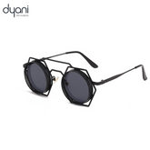 Dyani RoundSix sunglasses with unique six-sided round frame, crafted from durable acetate and metal for a stylish eyewear upgrade.