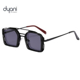 PolyGun Punk Style Shades with metal frame and UV 400 protection, offering durability and a sleek retro look for music festivals.