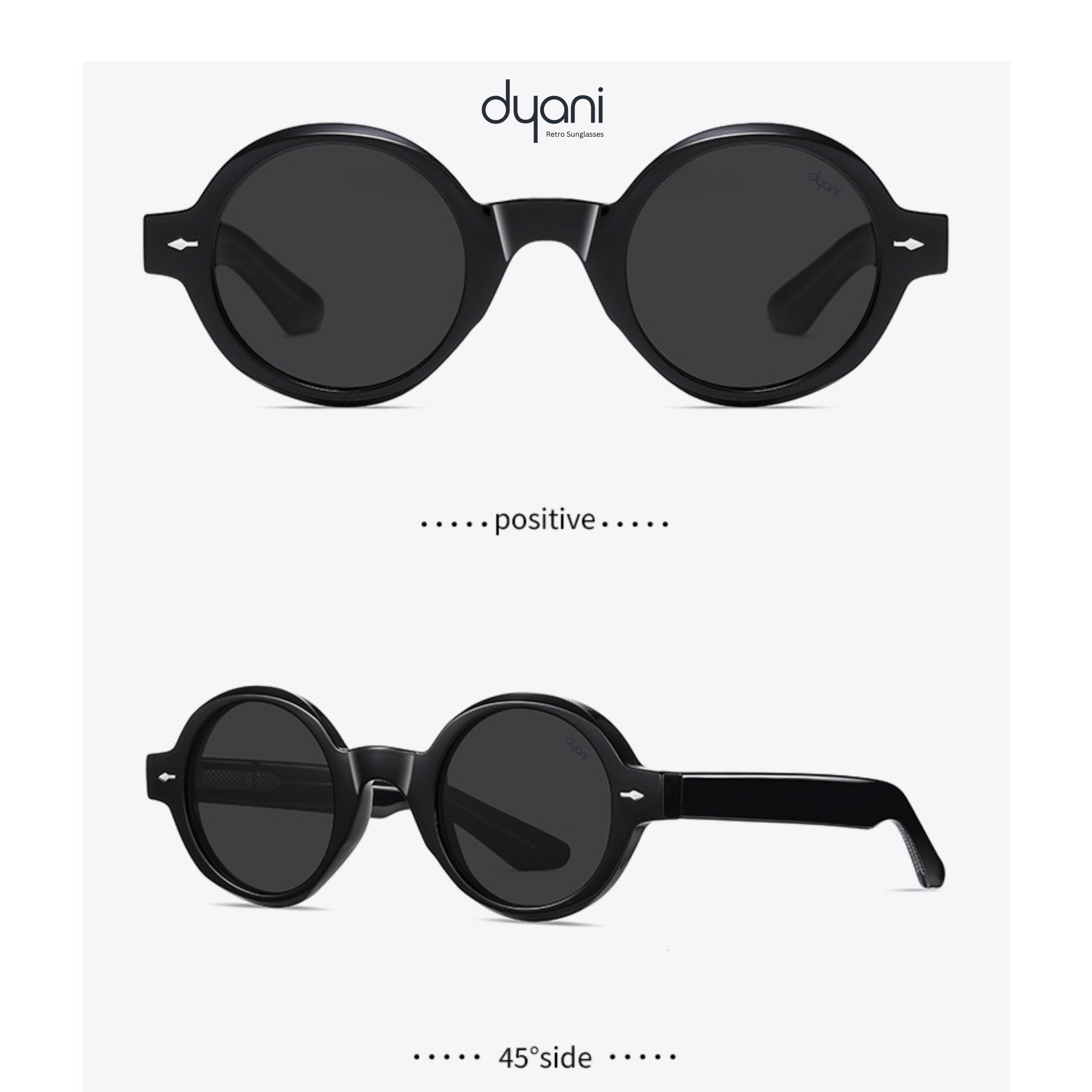 The Joplin sunglasses with round lenses, keyhole bridge, matte finish, and tortoiseshell arms in a retro unisex design.