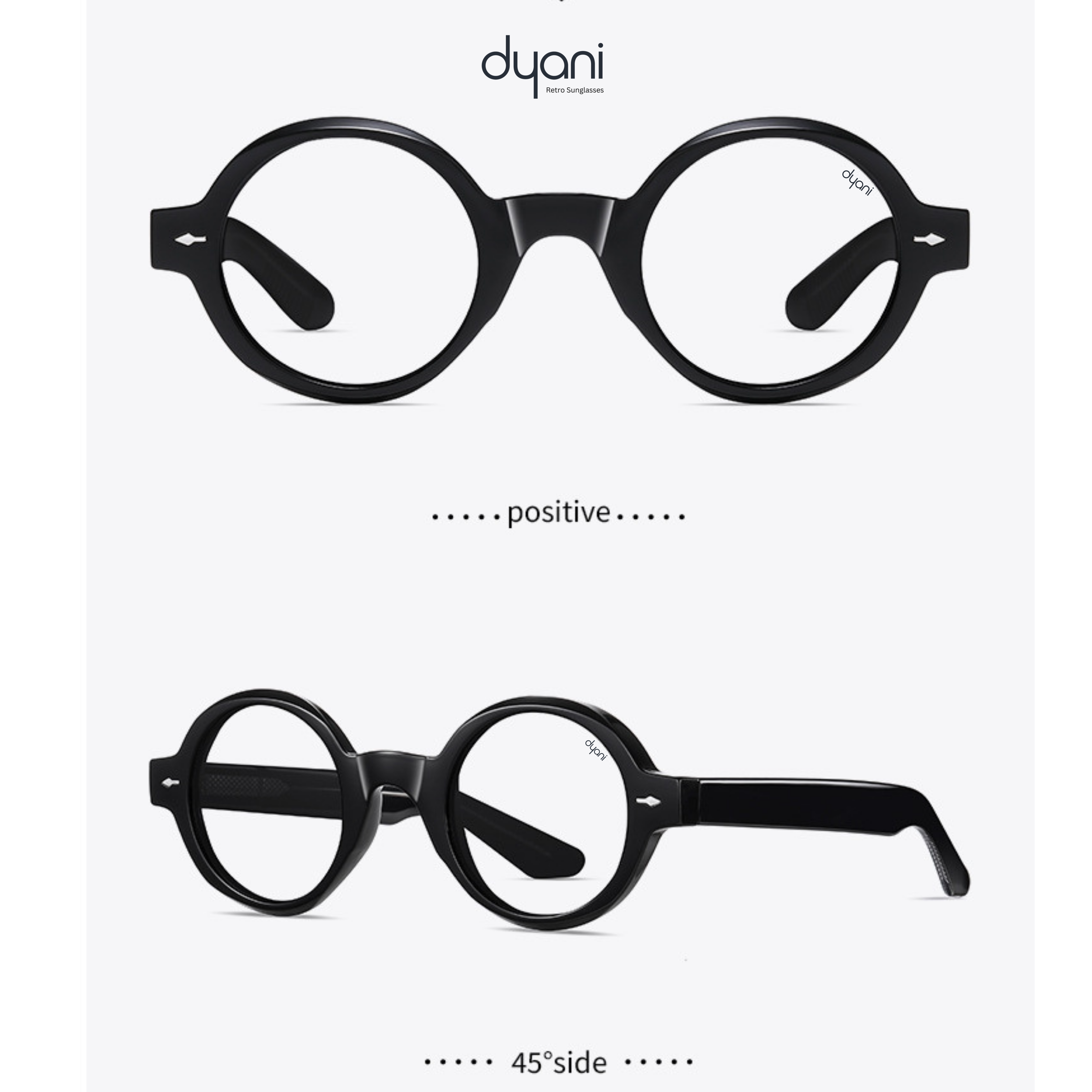 Round eyeglasses with keyhole bridge and matte finish, featuring contrasting tortoiseshell arms for a retro, unisex style.