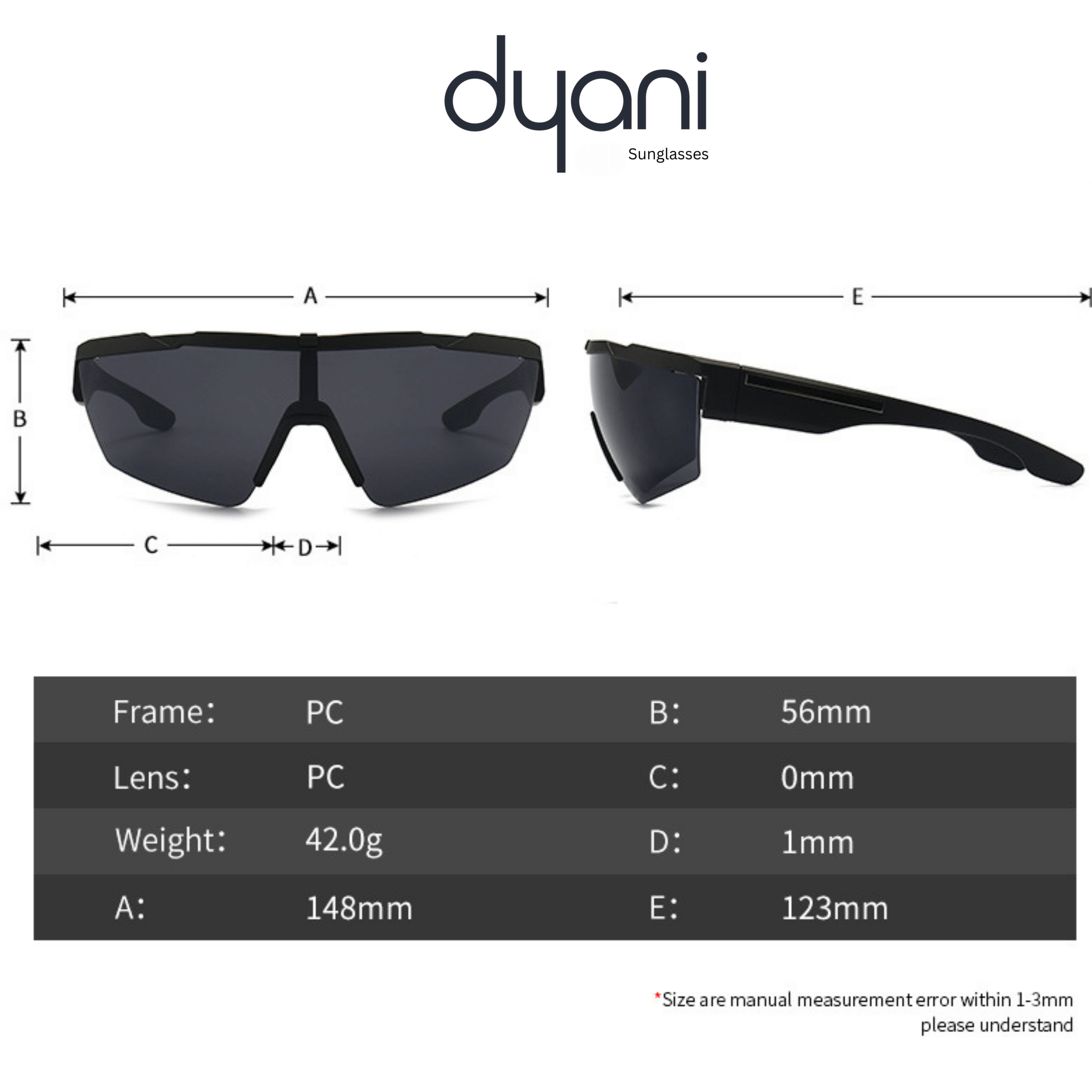 The VantaX sunglasses with black wraparound shield frame, lightweight and sporty design. High contrast lens, perfect for cycling and more.